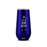 Copo Térmico Aduze Champagne Espumante Drink Lux Feliz Ano Novo 150ml - Azul Metalizado - 1