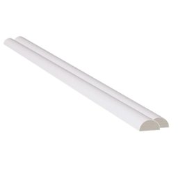 Meia Curva Poliestireno Branco 597 Santa Luzia - 2,8mx1,6cm (2uni) - 1