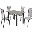 Ver imagem 2 de Conjunto Mesa Tubular com 4 Cadeiras Monaco