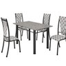 Conjunto Mesa Tubular com 4 Cadeiras Monaco - 2
