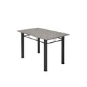 Ver imagem 4 de Conjunto Mesa Tubular com 4 Cadeiras Monaco Prata/Matelado/Cinza Ocrê