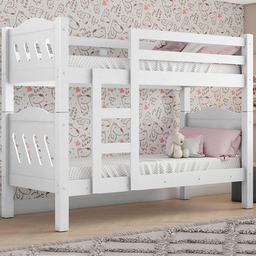 Beliche c/ Estrado e Escada Reforçado Fênix Pérola Branco - 1