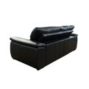 Ver imagem 7 de Sofá Retrátil e Reclinável Zurique 100% em Couro Natural com 2,60m Couro:black