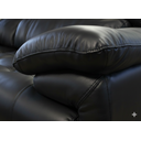 Ver mais imagens de Sofá Retrátil e Reclinável Zurique 100% em Couro Natural com 2,60m Couro:black