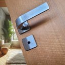 Ver imagem 7 de Kit Porta de Madeira Lisa Imbuia 210x62cm Batente 14cm Uniportas