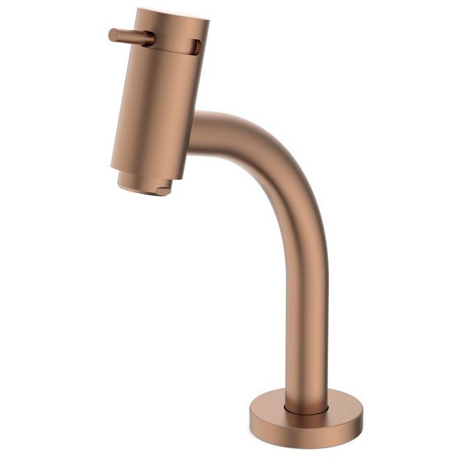 Torneira Para Banheiro Basic Bica Baixa Rose Gold Celite - 2