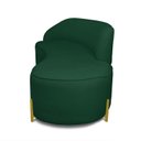 Ver imagem 6 de Sofá 2 Lugares Orgânico 140cm Pé Dourado Morgan Bouclê D03 - D’Rossi