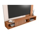 Ver imagem 6 de Painel Suspenso para Tv até 55 Polegadas Moderno Ripado Rack Premium Quarto e Sala Freijo/off White