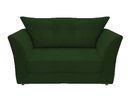 Ver imagem 1 de Namoradeira Decorativa Isis Suede Verde Pés Madeira Ms Decor