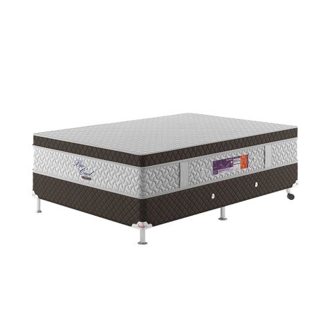 Cama Box Casal Bio Ciel Spubio Incofal Marrom 138x188x62cm