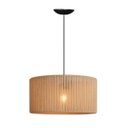 Ver imagem 2 de Luminária Pendente Marrocos em Corda Sisal Natural Palha:preto