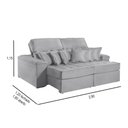 Ver imagem 3 de Sofa Martins M-188 02 Md.1,20 C/ Almofadas - V-211