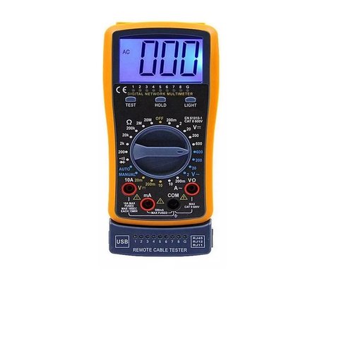 Multímetro Digital Hy4300 com Testador de Cabo de Rede e Usb