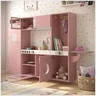 Conjunto de Brinquedo de Cozinha Luli para Crianças Mdf Rosé - 5