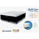 Ver imagem 3 de Cama Box Baú Queen: Colchão Molas Masterpocket Ensacadas Luckspuma Gold Line Elastic Zipper + Base
