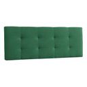 Ver imagem 6 de Canto Alemão Recamier Bau + Painel Madri 140cm Veludo Verde - Inova Decor