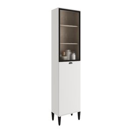 Paneleiro 2 Portas 5 Prateleiras Lótus Carraro Branco - 1