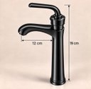 Ver imagem 7 de Torneira Egyto Preta Baixa Aço Inox 304 Premium Goldenx