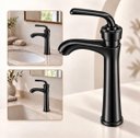 Ver imagem 1 de Torneira Egyto Preta Baixa Aço Inox 304 Premium Goldenx