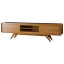 Ver imagem 2 de Rack TV 75 pol 220cm Orgânico 2 Portas Cecy Nature Z56 - Mpozenato