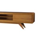 Ver imagem 5 de Rack TV 75 pol 220cm Orgânico 2 Portas Cecy Nature Z56 - Mpozenato