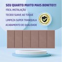 Ver imagem 5 de Cabeceira Estofada Dubai Para Cama Box Casal 1,40m Rose