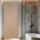 Ver imagem 1 de Kit Porta de Madeira Lisa Angelim 210x92cm Batente 11cm Uniportas Abertura Esquerda