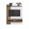 Painel para TV Suspenso Grécia 145cm com Nicho PS200 Delmarco Delmarco Mel/Branco Touch - 3
