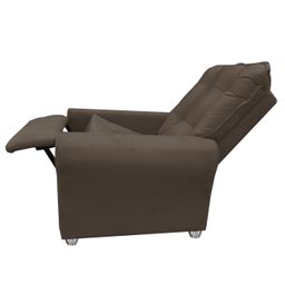 Poltrona Reclinavel Sala De Estar Astra Amamentação Marrom - 3