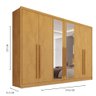 Guarda Roupa Valência 6 Portas 6 Gavetas Espelhado Mdf - Mademarcs - 4