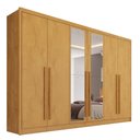 Ver imagem 2 de Guarda Roupa Valência 6 Portas 6 Gavetas Espelhado Mdf - Mademarcs