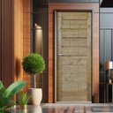 Ver imagem 1 de Kit Porta de Madeira Maciça Ekos 210x82cm Batente 18cm