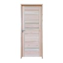 Ver imagem 3 de Kit Porta de Madeira Maciça 3B Eucalipto 210x82cm Batente 11cm Abertura Direita Marrom Uniportas