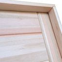 Ver imagem 7 de Kit Porta de Madeira Maciça 3B Eucalipto 210x82cm Batente 11cm Abertura Direita Marrom Uniportas