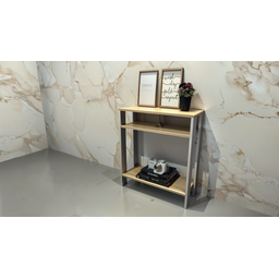 Aparador Mesinha, Mesa de Apoio, Mesa de Impressora Escritório, Sala, Cozinha, Refeitório, Branco Co - 3