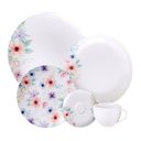 Ver imagem 1 de Aparelho de Jantar em Porcelana 20 Peças Floratta Tramontina Floratta 20 Peças