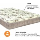 Ver imagem 3 de Colchão Casal Portobel de Espuma Orthopedic D33 138mx188mx25m