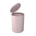 Ver imagem 3 de Kit Banheiro Lixeira e Escova Sanitária Rosa Lavabo Luxo Serene Coza - Brinox