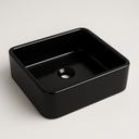 Ver imagem 7 de Conjunto Gabinete Banheiro Completo 50cm Armário com Cuba Estilo Industrial Amadeirado e Preto Pia