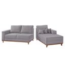 Ver imagem 6 de Sofá Cronos 03 Metros Chaise Lado Direito Meu Sofá Online