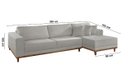 Ver imagem 7 de Sofá Cronos 03 Metros Chaise Lado Direito Meu Sofá Online