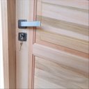 Ver imagem 6 de Kit Porta de Madeira Maciça Topázio Eucalipto 210x82cm Batente 11cm Abertura Esquerda Marrom Uniportas