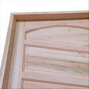 Ver imagem 7 de Kit Porta de Madeira Maciça Topázio Eucalipto 210x82cm Batente 11cm Abertura Esquerda Marrom Uniportas