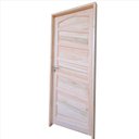 Ver imagem 2 de Kit Porta de Madeira Maciça Topázio Eucalipto 210x82cm Batente 14cm Abertura Direita