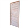 Kit Porta de Madeira Maciça Topázio Eucalipto 210x82cm Batente 14cm - 2