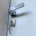 Ver imagem 6 de Kit Porta de Madeira Lisa Primer 210x62cm Batente 15cm