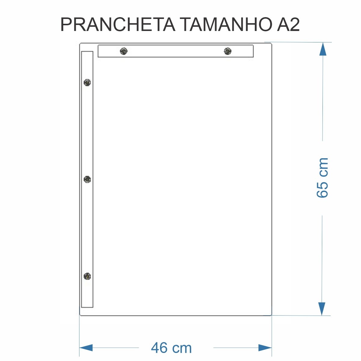 Prancheta Desenho Técnico Arquitetura Engenharia Mdf Nat A2 - 5