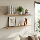 Ver imagem 1 de Kit 2 Prateleira 60cm X 20cm Mdp Suporte Invisível Aveiro