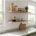 Ver imagem 2 de Kit 2 Prateleira 60cm X 20cm Mdp Suporte Invisível Aveiro