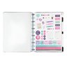 Caderno Inteligente 80 Folhas Médio - Lets Glitter Silver - Weci - 3